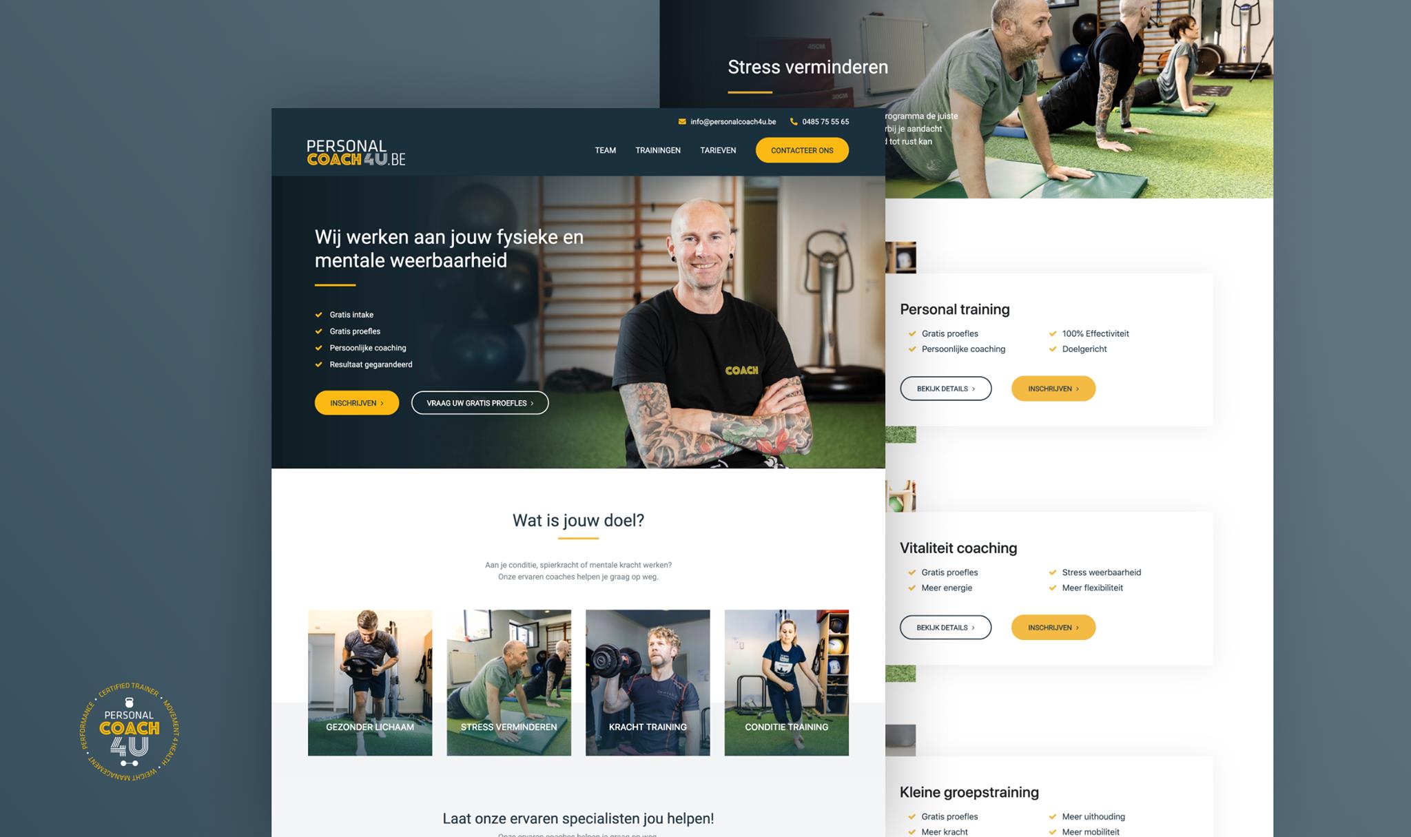 Website Design Personal Coach 4U Website Design Personal Coach 4U