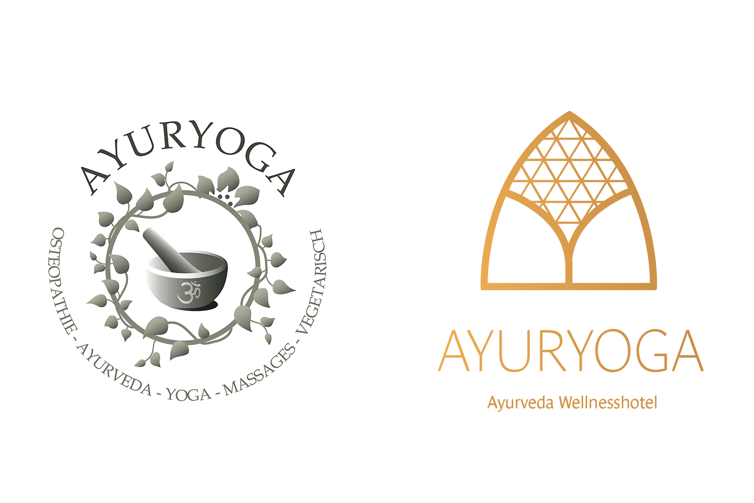 Logo design Ayuryoga Logo design ayuryoga